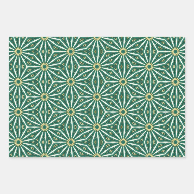 Feuille De Papier Cadeau Motif croisé (Devant 3)