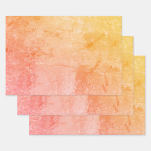 Feuille De Papier Cadeau Motif de découpage couleur or rose Vintage Texture