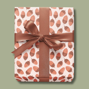 Feuille De Papier Cadeau Motif de gland