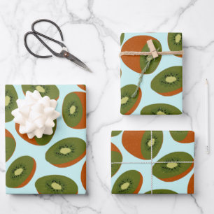 Feuille De Papier Cadeau Motif de Kiwifruit