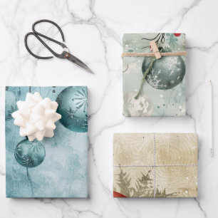 Feuille De Papier Cadeau Motif de Noël