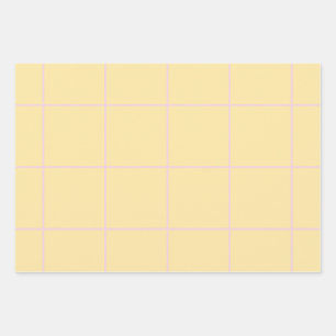Feuille De Papier Cadeau Motif de rayure verticale à couleur douce