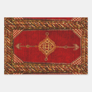 Feuille De Papier Cadeau Motif de tapis persan