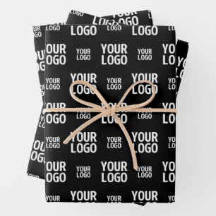 Feuille De Papier Cadeau Motif d'image, de design ou de logo d'entreprise é