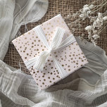 Feuille De Papier Cadeau Motif Faux Gold et Blush Pink<br><div class="desc">Moderne et élégamment féminin faux or irrégulier motif dot sur un arrière - plan rose vif,  ce design est parfait pour toutes les occasions. Idéal pour les mariages,  les douches nuptiales,  les anniversaires et les anniversaires,  il ajoute une touche élégante à vos célébrations.</div>