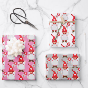 Feuille De Papier Cadeau Motif fille gode de Saint Valentin