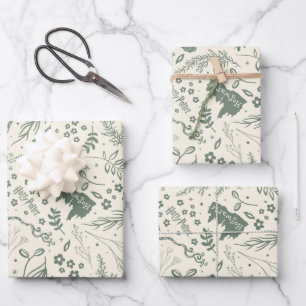 Feuille De Papier Cadeau Motif Magique Herbologie de HOGWARTS™