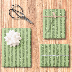 Feuille De Papier Cadeau Motif minimaliste au style de paillettes de pistac