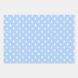 Feuille De Papier Cadeau Motif multicolore Ghost