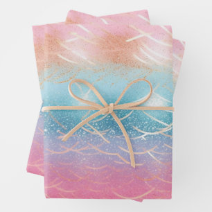 Feuille De Papier Cadeau Motif parties scintillant