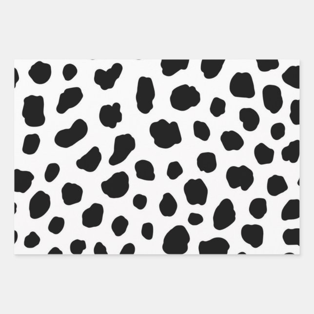Feuille De Papier Cadeau motif poster de animal (Devant)