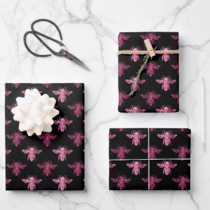 Feuille De Papier Cadeau Motif Queen Bee