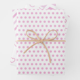 Feuille De Papier Cadeau Motif rose rose de Noël esthétique