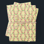 Feuille De Papier Cadeau Motif Roses Thé Mignon Floral Féminin Douce<br><div class="desc">Dessin peint à la main pour vous ! Changez également les couleurs de fond. Consultez ma boutique pour plus de couleurs et de designs ou faites-le moi savoir si vous souhaitez quelque chose de personnalisé. Merci de magasiner avec moi !</div>