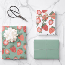 Motif sans fil de fraise rouge