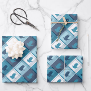 Feuille De Papier Cadeau MOTIF Tartan RAVENCLAW™