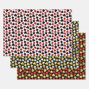 Feuille De Papier Cadeau Motifs de joueur du Casino de Las Vegas