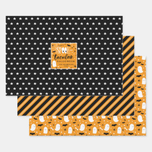 Feuille De Papier Cadeau Motifs d'Halloween Spooktaculaire