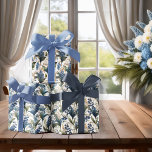 Feuille De Papier Cadeau Motifs floraux de muguet et d'aubépine<br><div class="desc">Beaux motifs floraux de muguet et de fleurs d'aubépine.</div>