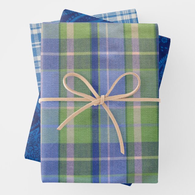 Feuille De Papier Cadeau Motifs pour hommes (En situation)