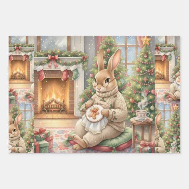 Feuille De Papier Cadeau Ms. Stitchy  (Devant)