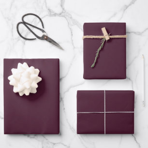 Feuille De Papier Cadeau Mulberry solide