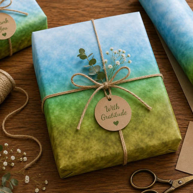 Feuille De Papier Cadeau Murmur de l'Horizon (Créateur téléchargé)