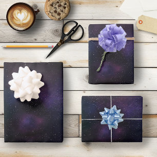 Feuille De Papier Cadeau Nebula cosmique de Galaxie