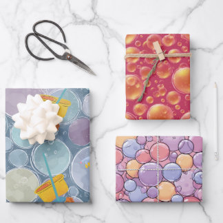 Feuille De Papier Cadeau Nettoyer les bulles