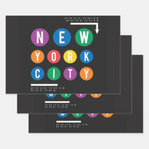 Feuille De Papier Cadeau New York