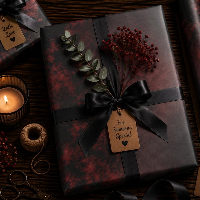 Feuille De Papier Cadeau Nocturne de Cendres (Créateur téléchargé)