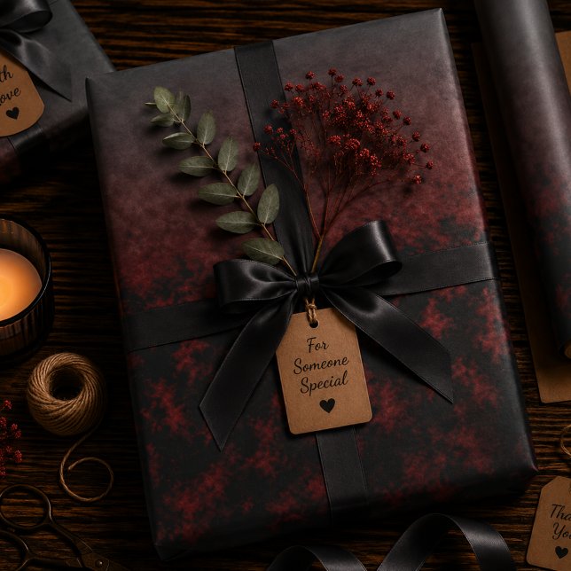 Feuille De Papier Cadeau Nocturne de Cendres (Créateur téléchargé)