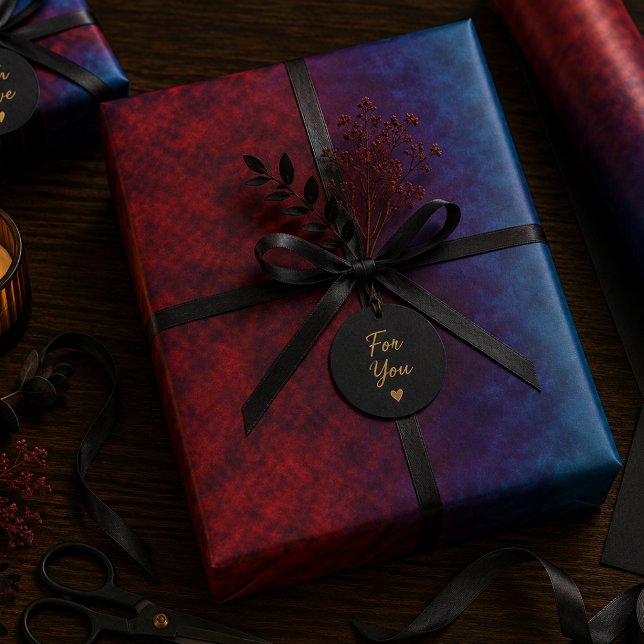 Feuille De Papier Cadeau Nocturne de la Flamme Creuse (Créateur téléchargé)