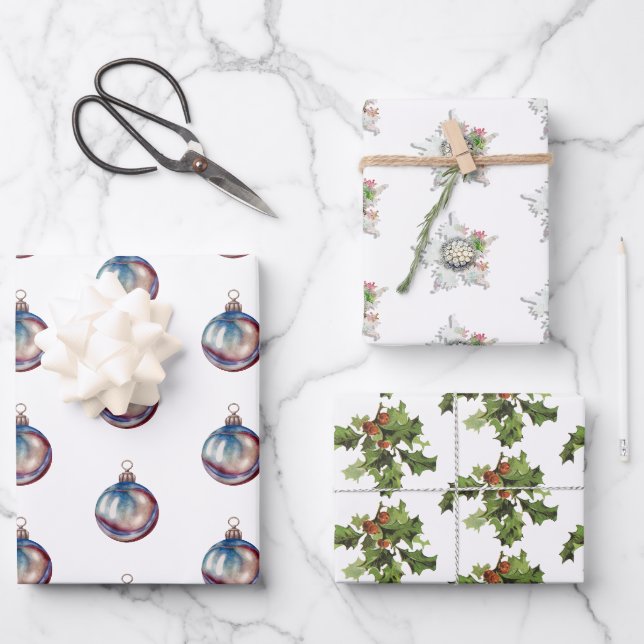 Feuille De Papier Cadeau Noël (Recto)