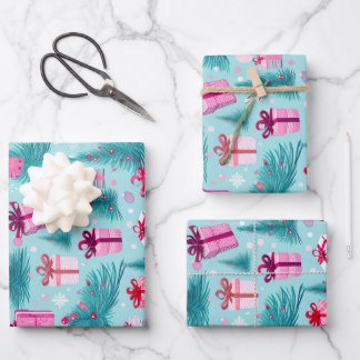 Feuille De Papier Cadeau Noël