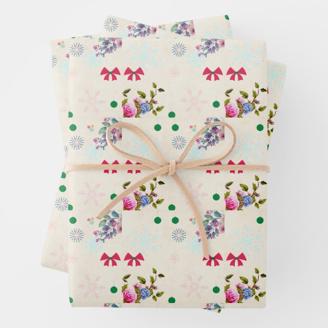 Feuille De Papier Cadeau  Noël   (En situation)