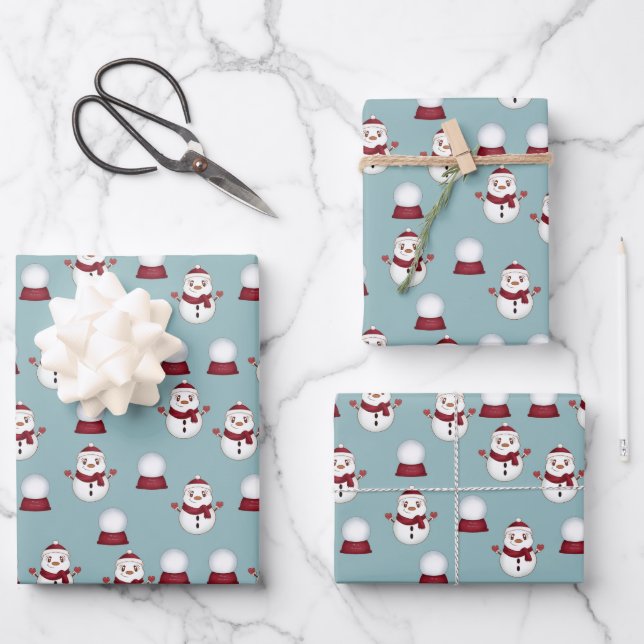 Feuille De Papier Cadeau Noël (Recto)