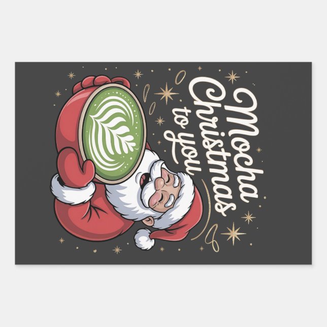Feuille De Papier Cadeau Noël 2026,  (Devant)
