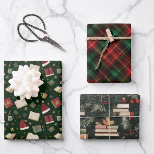Feuille De Papier Cadeau Noël de réservation