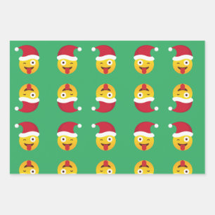 Feuille De Papier Cadeau Noël Emoji