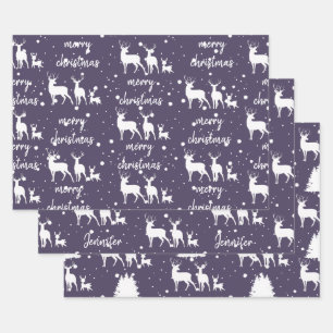 Feuille De Papier Cadeau Noël personnalisé