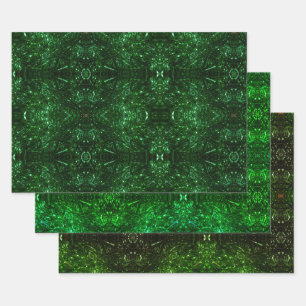 Feuille De Papier Cadeau noël psychédélique