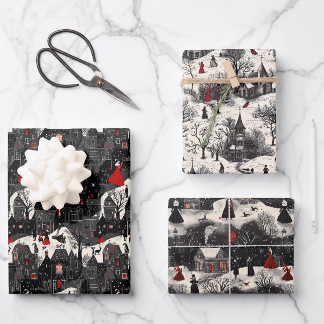 Feuille De Papier Cadeau Noelivio (Recto)