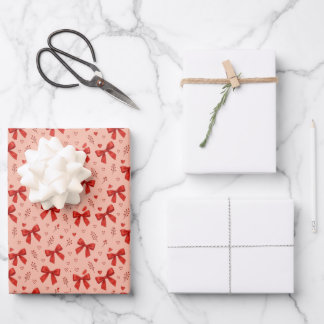 Feuille De Papier Cadeau Nœuds pour la fête des mères