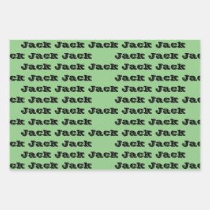 Feuille De Papier Cadeau Nom d'anniversaire personnalisé