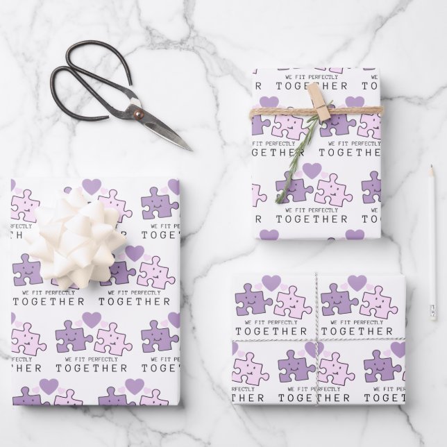 Feuille De Papier Cadeau Nous Sommes Parfaitement Conformes À Envelopper Le (Recto)