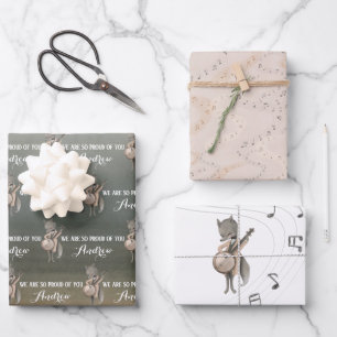 Feuille De Papier Cadeau Nous Sommes Tellement Fiers De Vous Envelopper Des