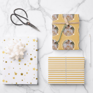Feuille De Papier Cadeau N'Ouvrez Pas Avant Noël Or