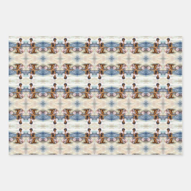 Feuille De Papier Cadeau Obsédés par la conquête de l'impossible (Devant)