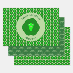 Feuille De Papier Cadeau Odeur Noël Bruxelles Sprout Custom